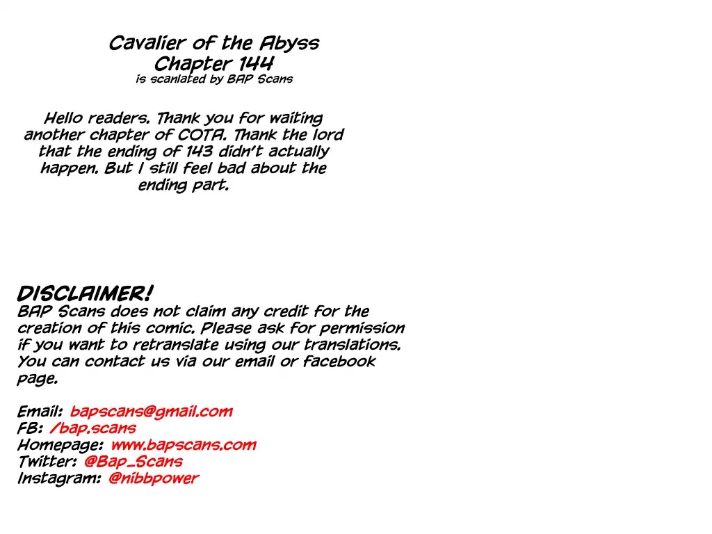 Cavalier of the Abyss Chapter 144 page 30 - Chapter 144
