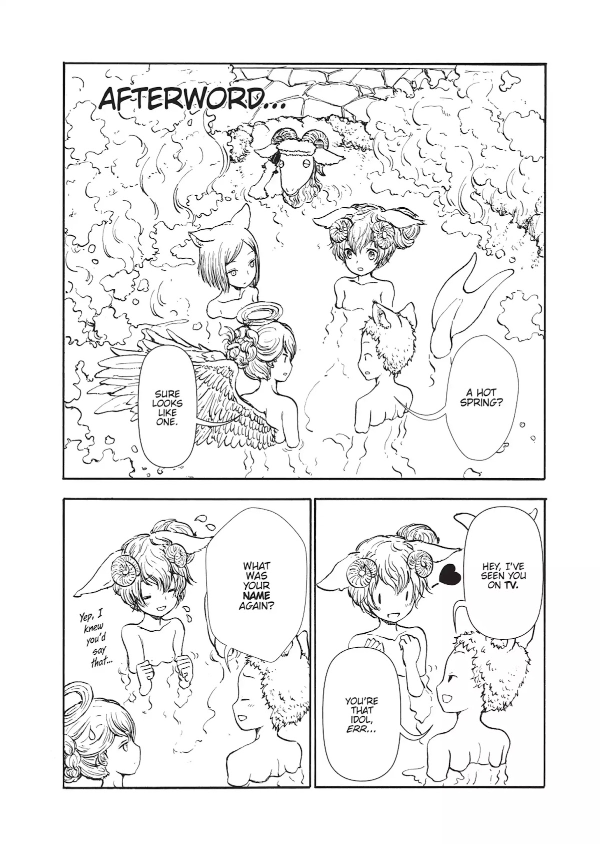 Centaur no Nayami Chapter 37.5 page 1 - Vol.6 Afterword