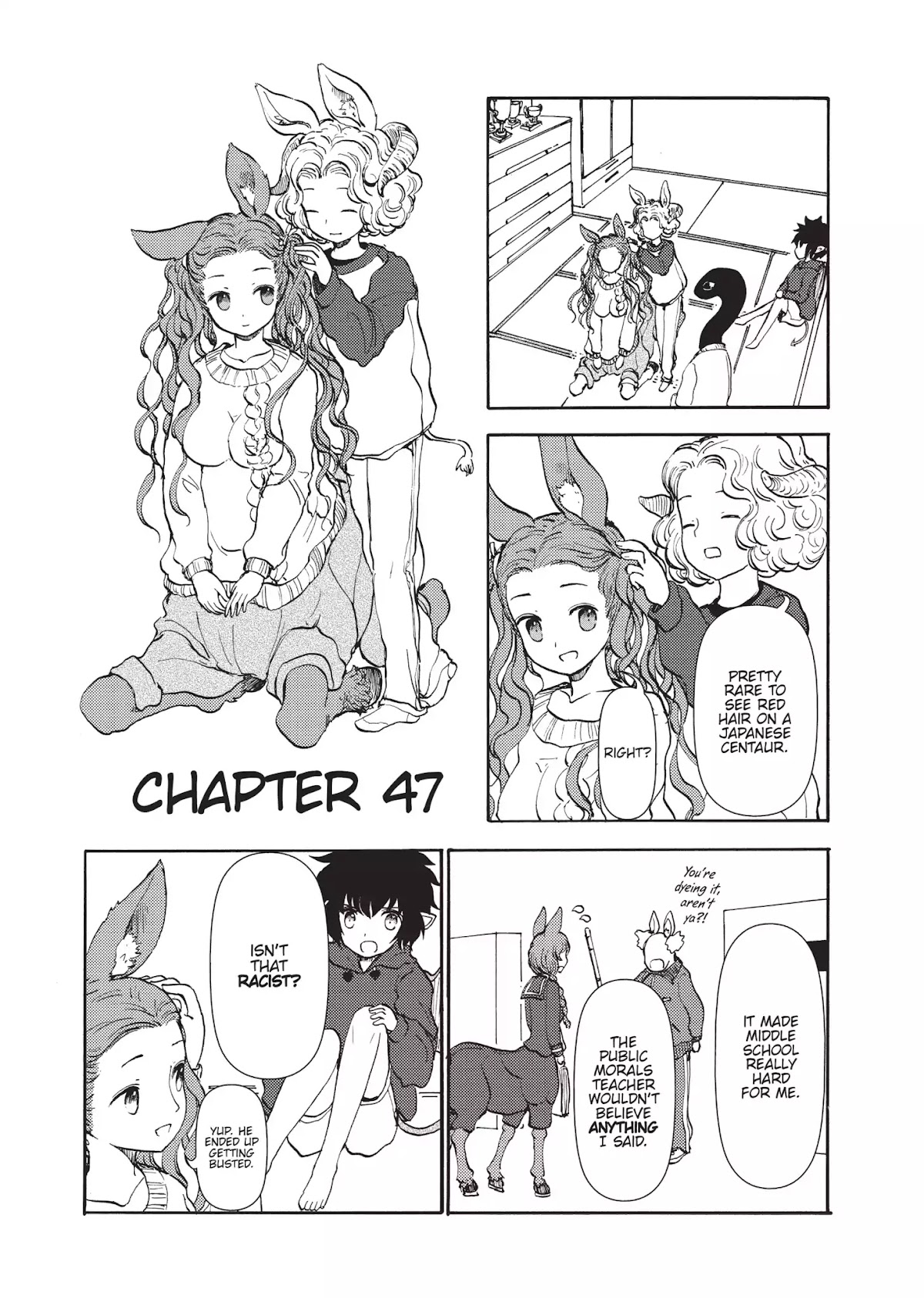 Centaur no Nayami Chapter 47 page 1 - Chapter 47
