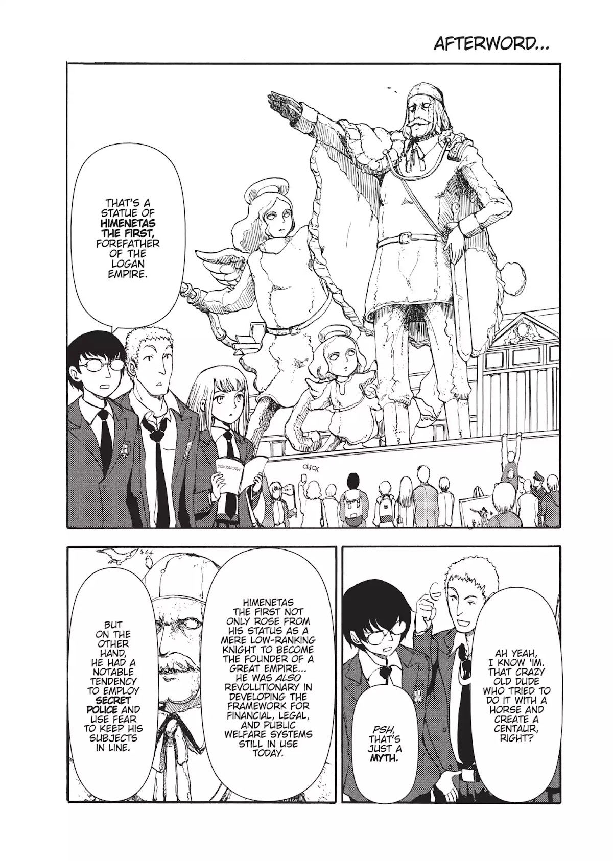 Centaur no Nayami Chapter 68.5 page 1 - Vol.10 Afterword