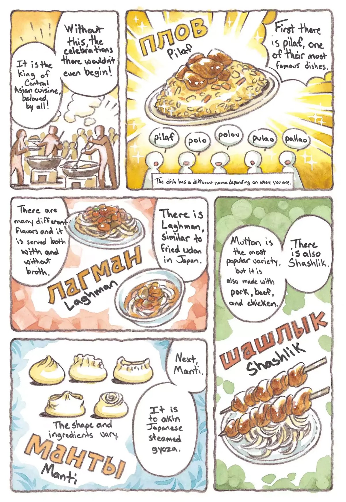 Central Asian Cooking Chapter 1 page 2 - Chapter 1