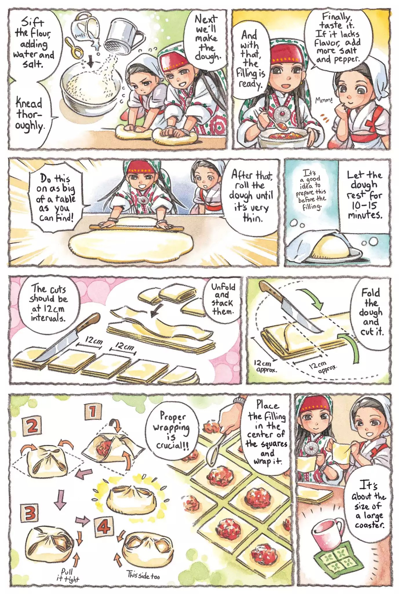 Central Asian Cooking Chapter 2 page 2 - Chapter 2: Manti with Ms. Tajik
