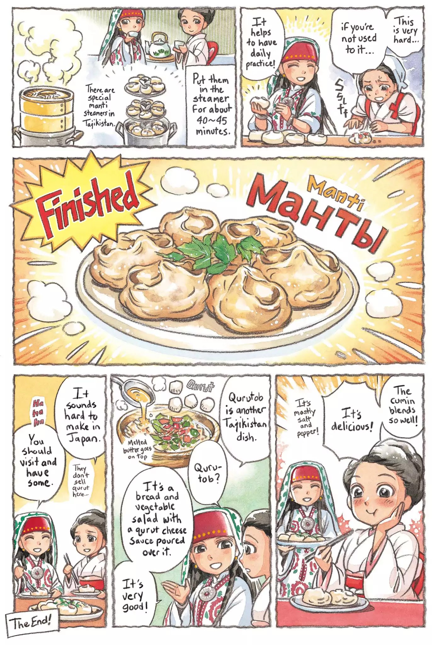 Central Asian Cooking Chapter 2 page 3 - Chapter 2: Manti with Ms. Tajik