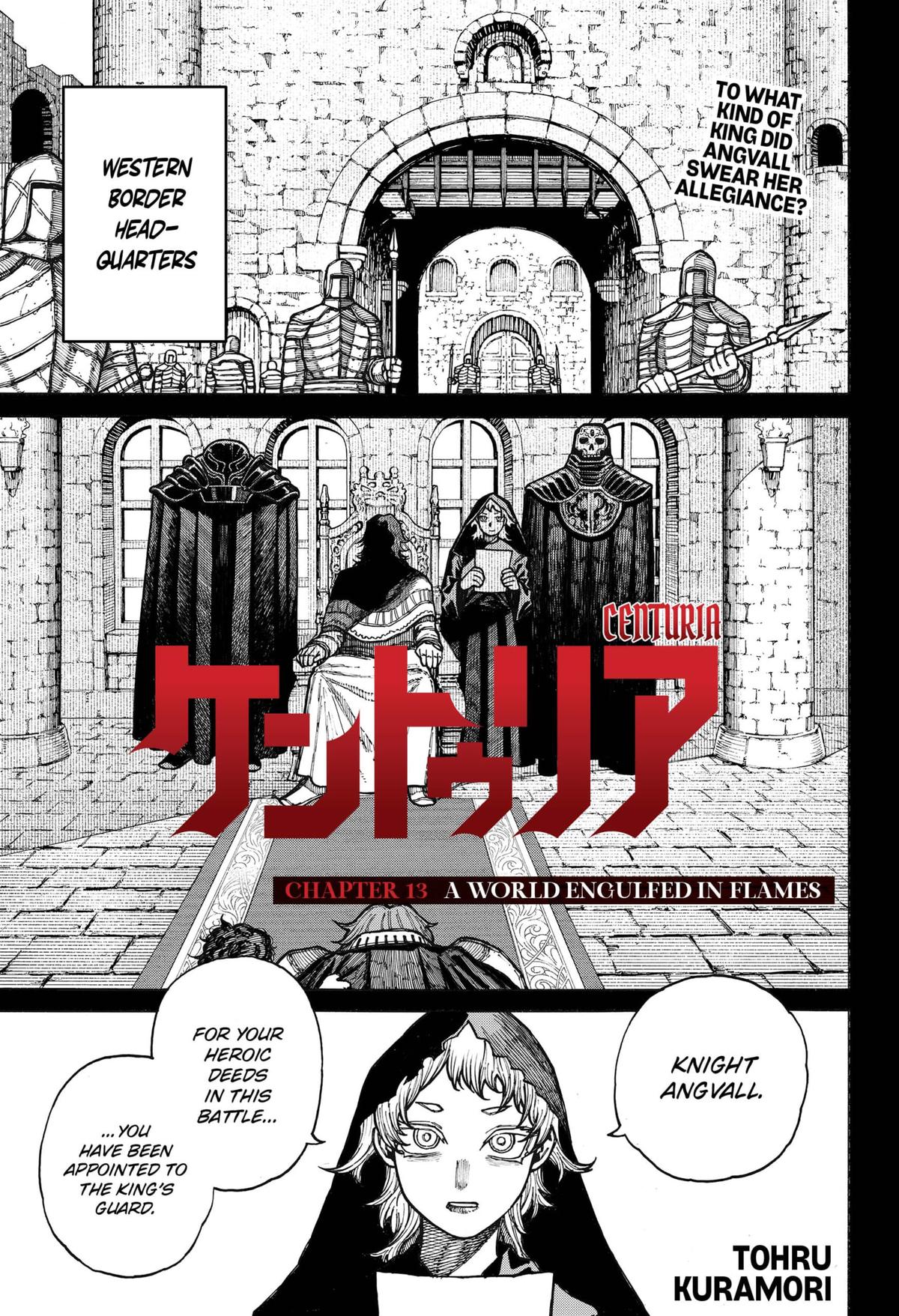 Centuria Chapter 13 page 1 - Chapter 13: A World Engulfed in Flames