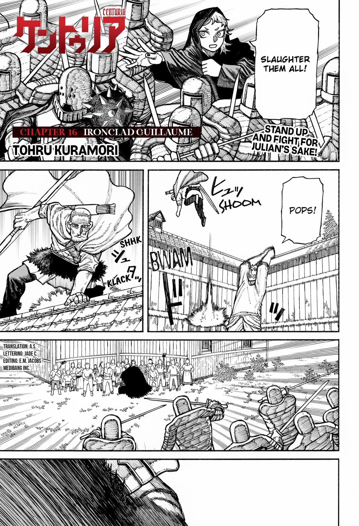 Centuria Chapter 16 page 1 - Chapter 16: Ironclad Guillaume