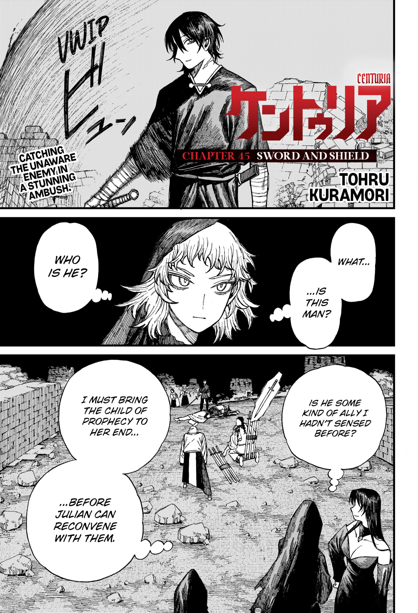 Centuria Chapter 45 page 1 - Chapter 45: Sword and Shield