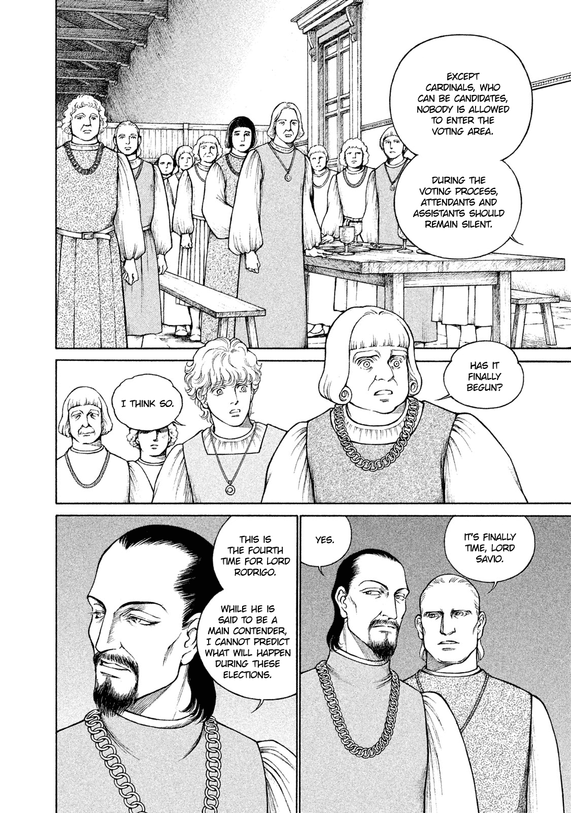Cesare Chapter 100 page 10 - Chapter 100: The Papal Conclave (2)