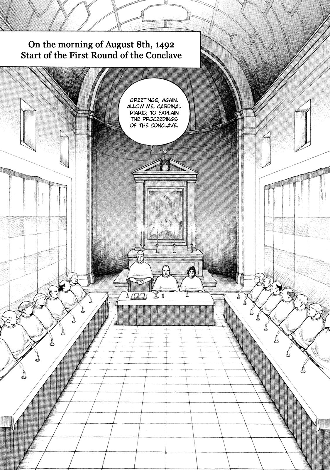 Cesare Chapter 100 page 13 - Chapter 100: The Papal Conclave (2)