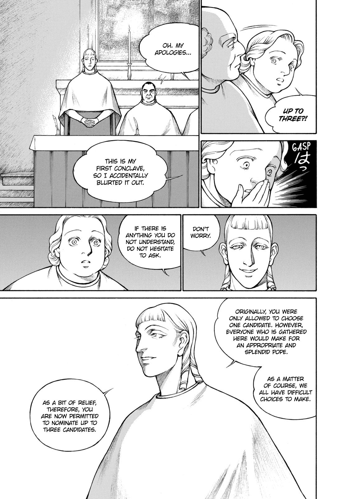 Cesare Chapter 100 page 17 - Chapter 100: The Papal Conclave (2)