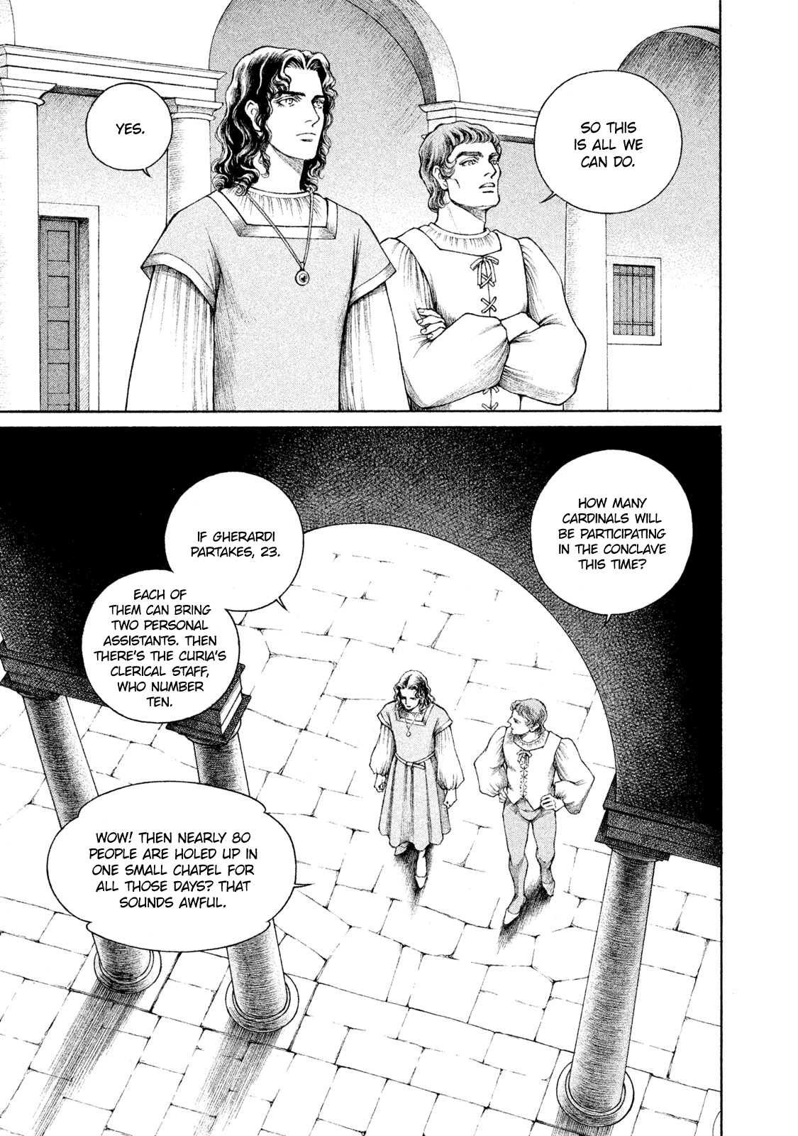 Cesare Chapter 99 page 4 - Chapter 99: The Papal Conclave (1)