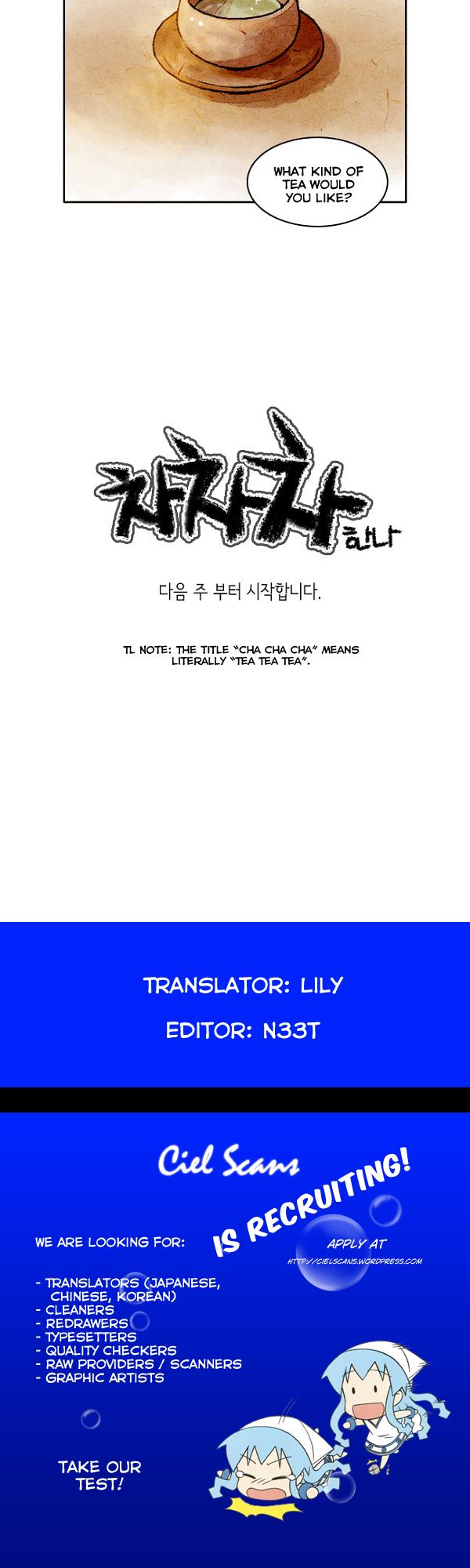 Cha Cha Cha Chapter 0.2 page 3 - Chapter 0 v2 : Prologue
