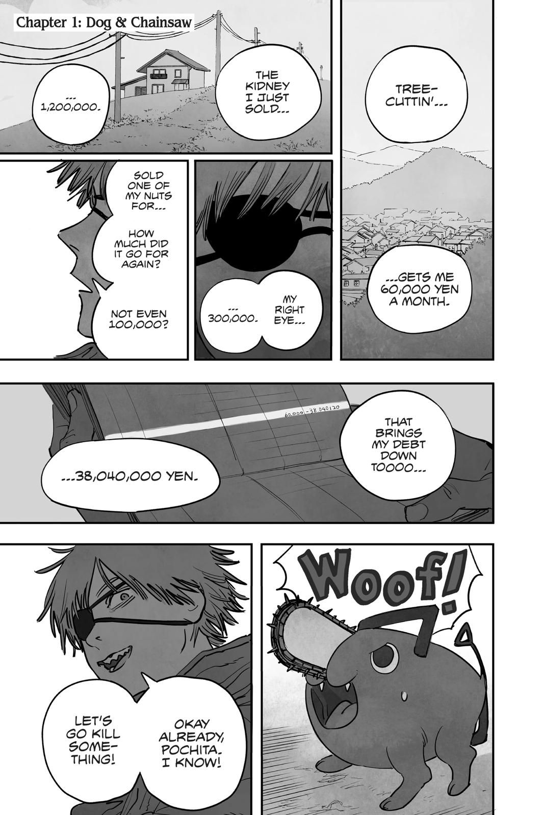 Chainsaw Man Chapter 1 page 6 - Chapter 1: Dog & Chainsaw
