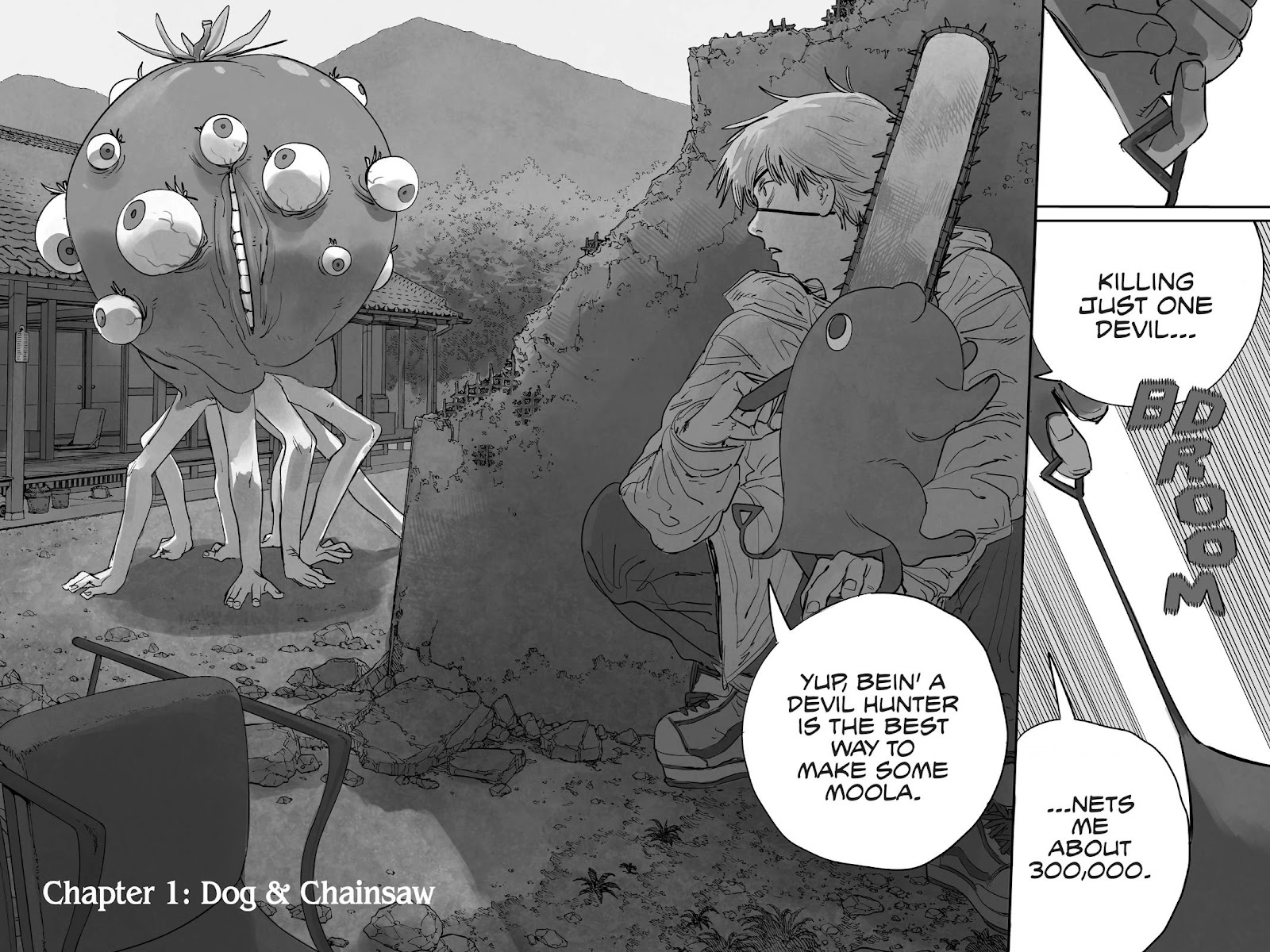 Chainsaw Man Chapter 1 page 7 - Chapter 1: Dog & Chainsaw