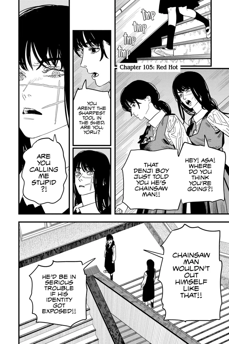 Chainsaw Man Chapter 105 page 1 - Chapter 105: Red Hot