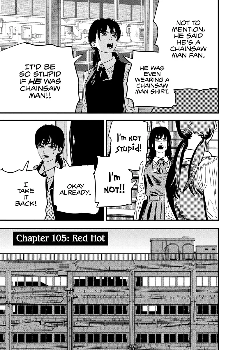 Chainsaw Man Chapter 105 page 2 - Chapter 105: Red Hot