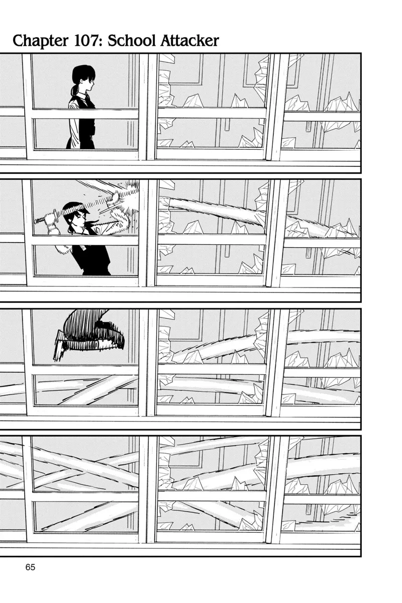 Chainsaw Man Chapter 107 page 1 - Chapter 107: School Attacker