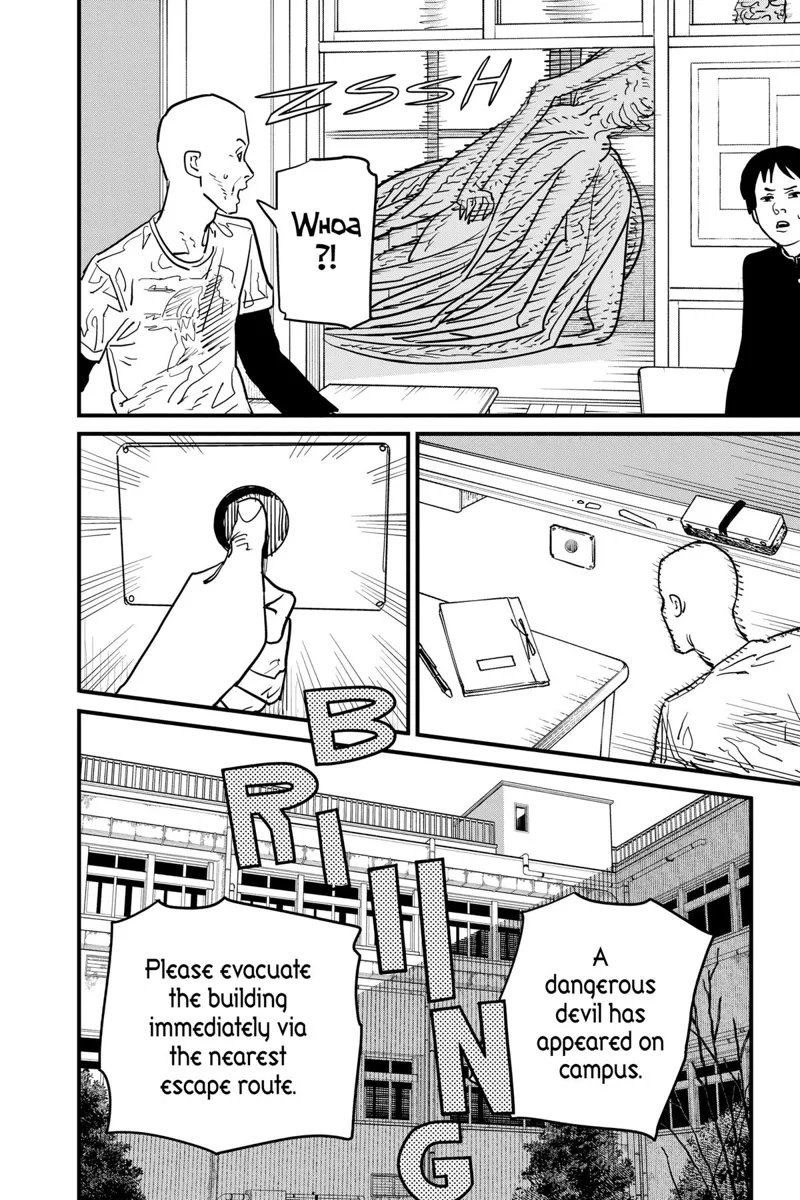 Chainsaw Man Chapter 107 page 4 - Chapter 107: School Attacker