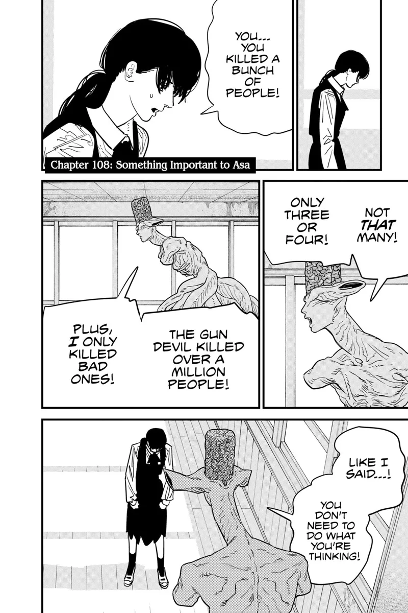 Chainsaw Man Chapter 108 page 1 - Chapter 108: Something Important to Asa