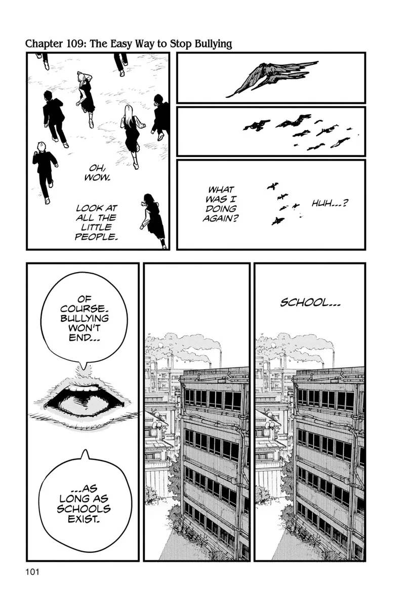 Chainsaw Man Chapter 109 page 1 - Chapter 109: The Easy Wat to Stop Bullying
