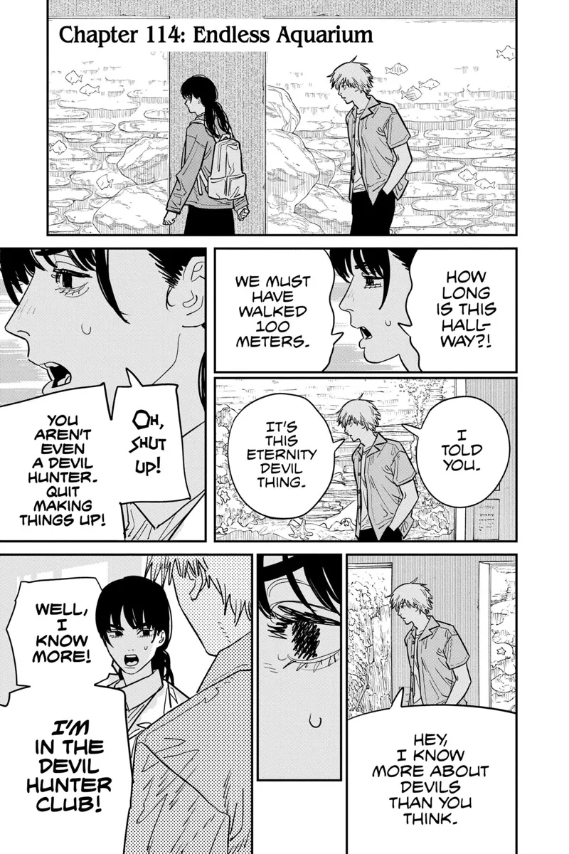Chainsaw Man Chapter 114 page 1 - Chapter 114: Endless Aquarium