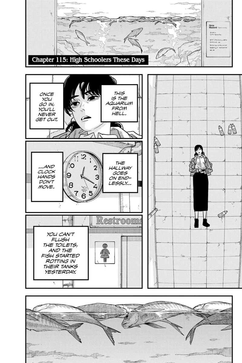 Chainsaw Man Chapter 115 page 1 - Chapter 115: High Schoolers These Days