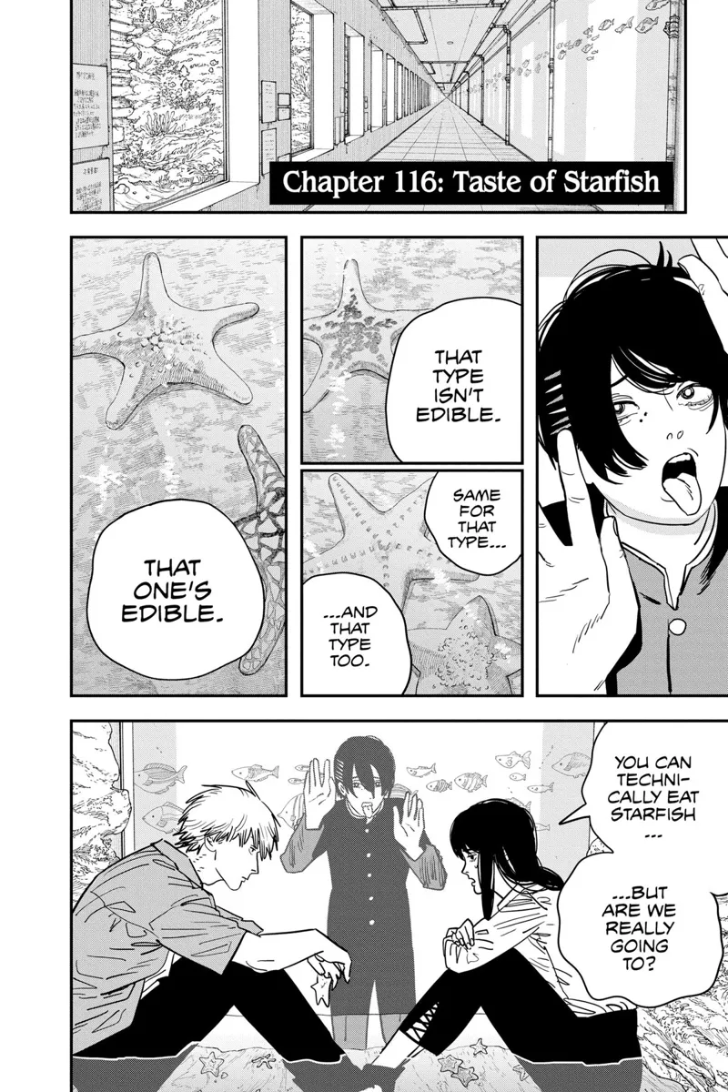 Chainsaw Man Chapter 116 page 1 - Chapter 116: Taste of Starfish