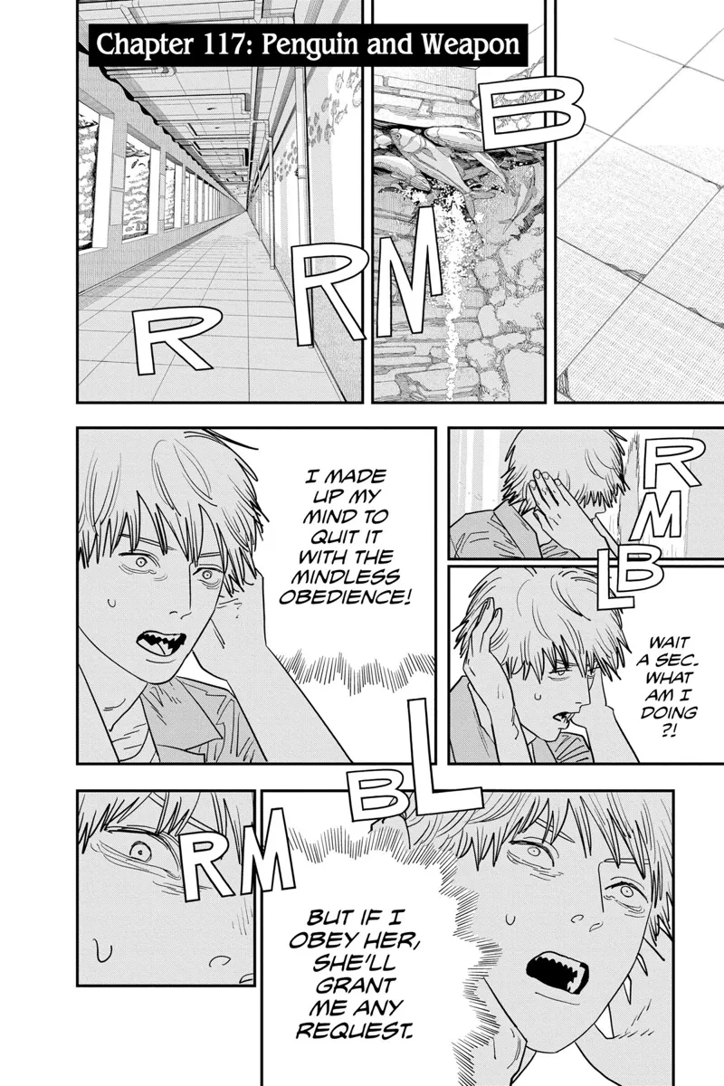 Chainsaw Man Chapter 117 page 1 - Chapter 117: Penguin and Weapon