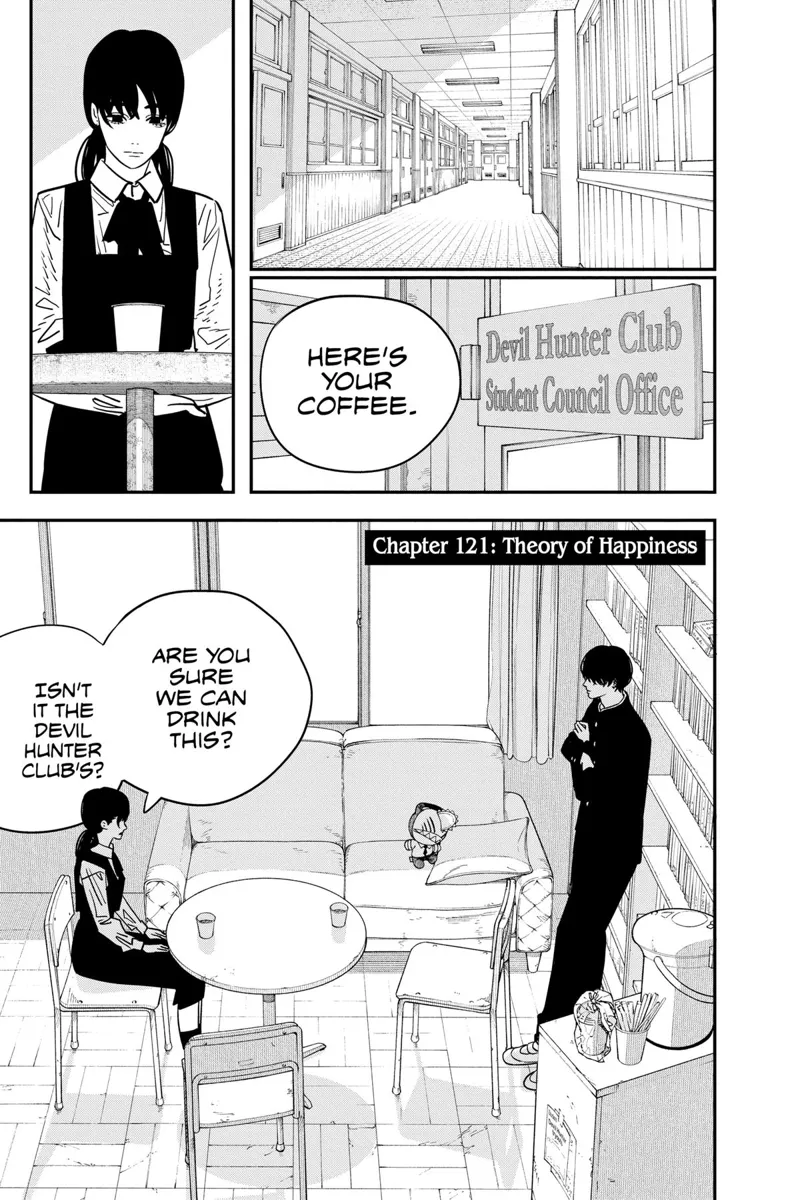 Chainsaw Man Chapter 121 page 1 - Chapter 121: Theory of Happiness