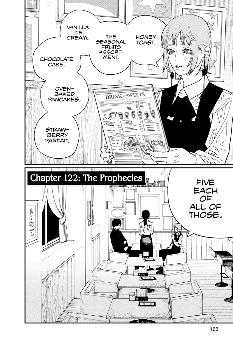 Chainsaw Man Chapter 122 page 1 - Chapter 122: The Prophecies