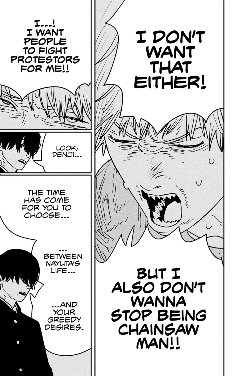 Chainsaw Man Chapter 133 page 10 - Chapter 133: Chainsaw Man Protest