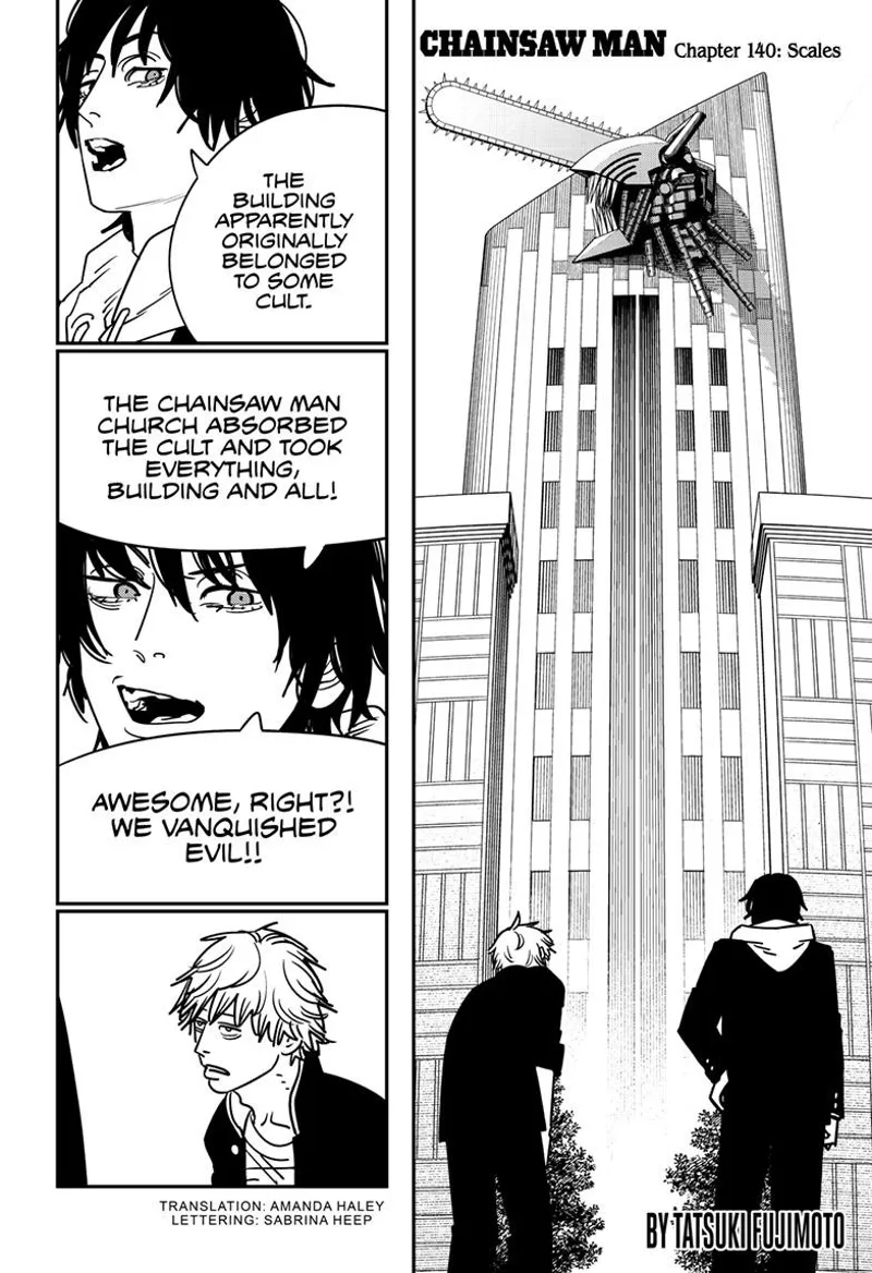 Chainsaw Man Chapter 140 page 1 - Chapter 140: Scales