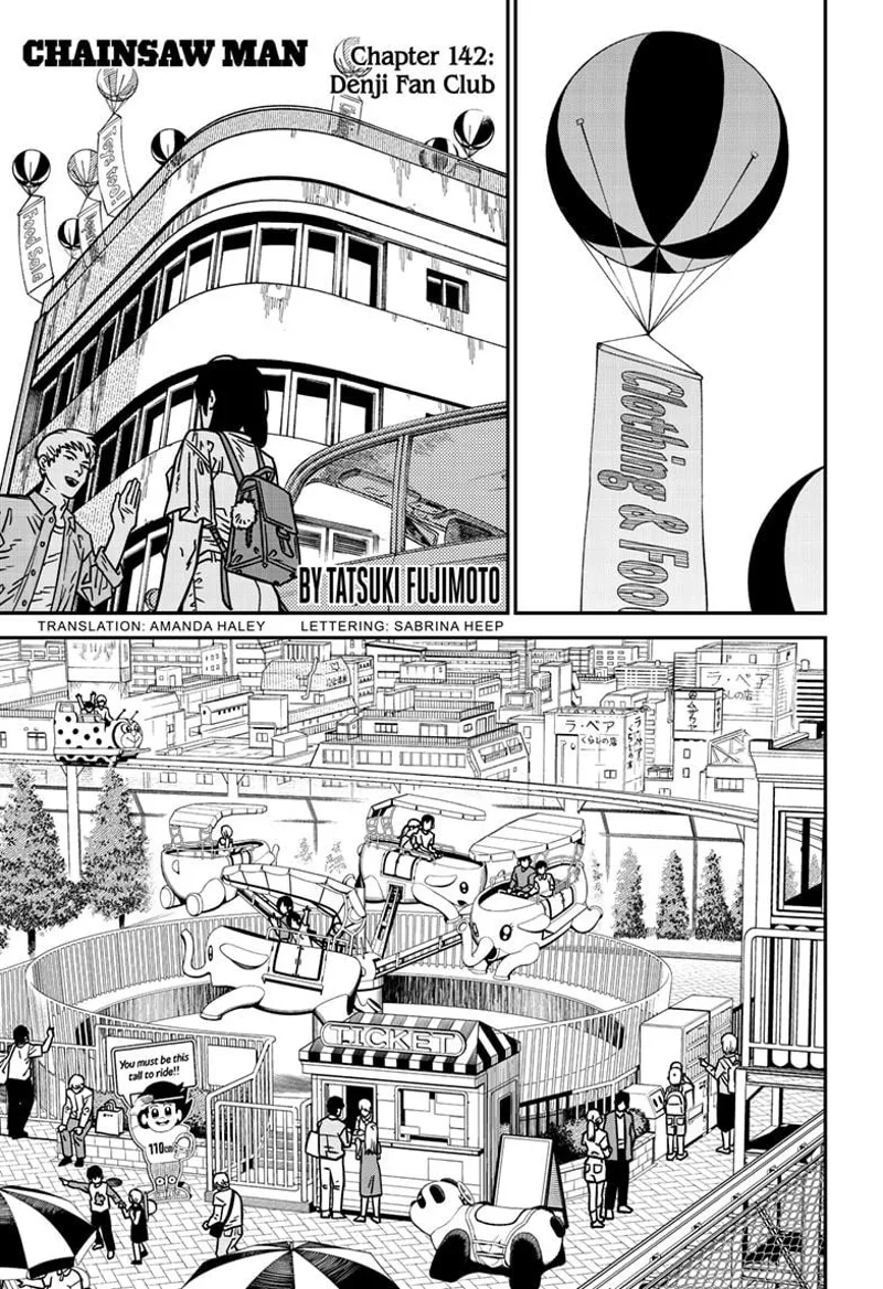 Chainsaw Man Chapter 142 page 1 - Chapter 142: Denji Fan Club