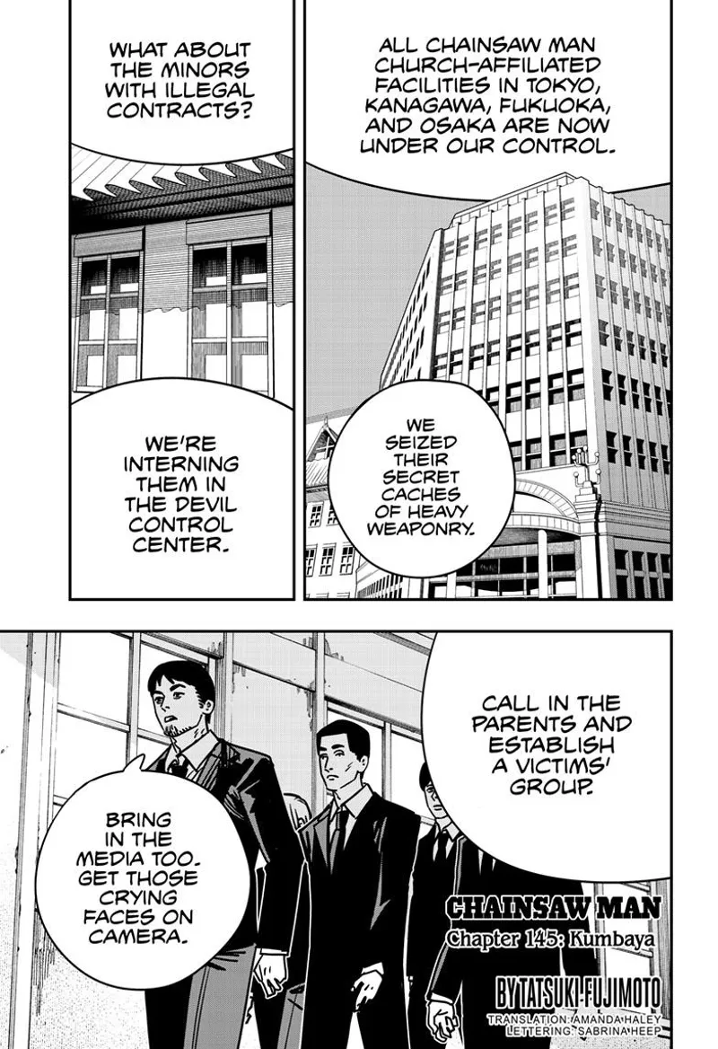 Chainsaw Man Chapter 145 page 1 - Chapter 145: Kumbaya