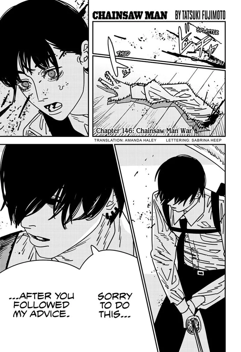 Chainsaw Man Chapter 146 page 1 - Chapter 146: Chainsaw Man War