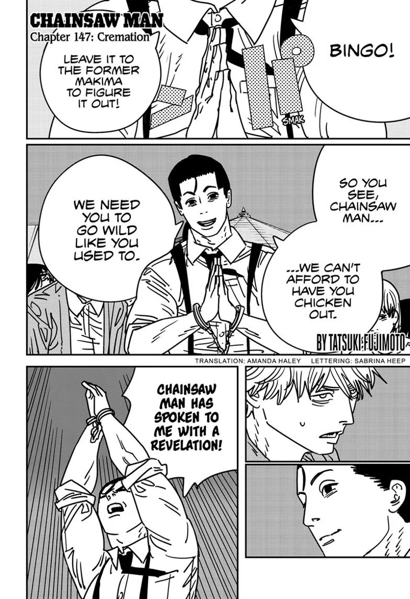 Chainsaw Man Chapter 147 page 1 - Chapter 147: Cremation