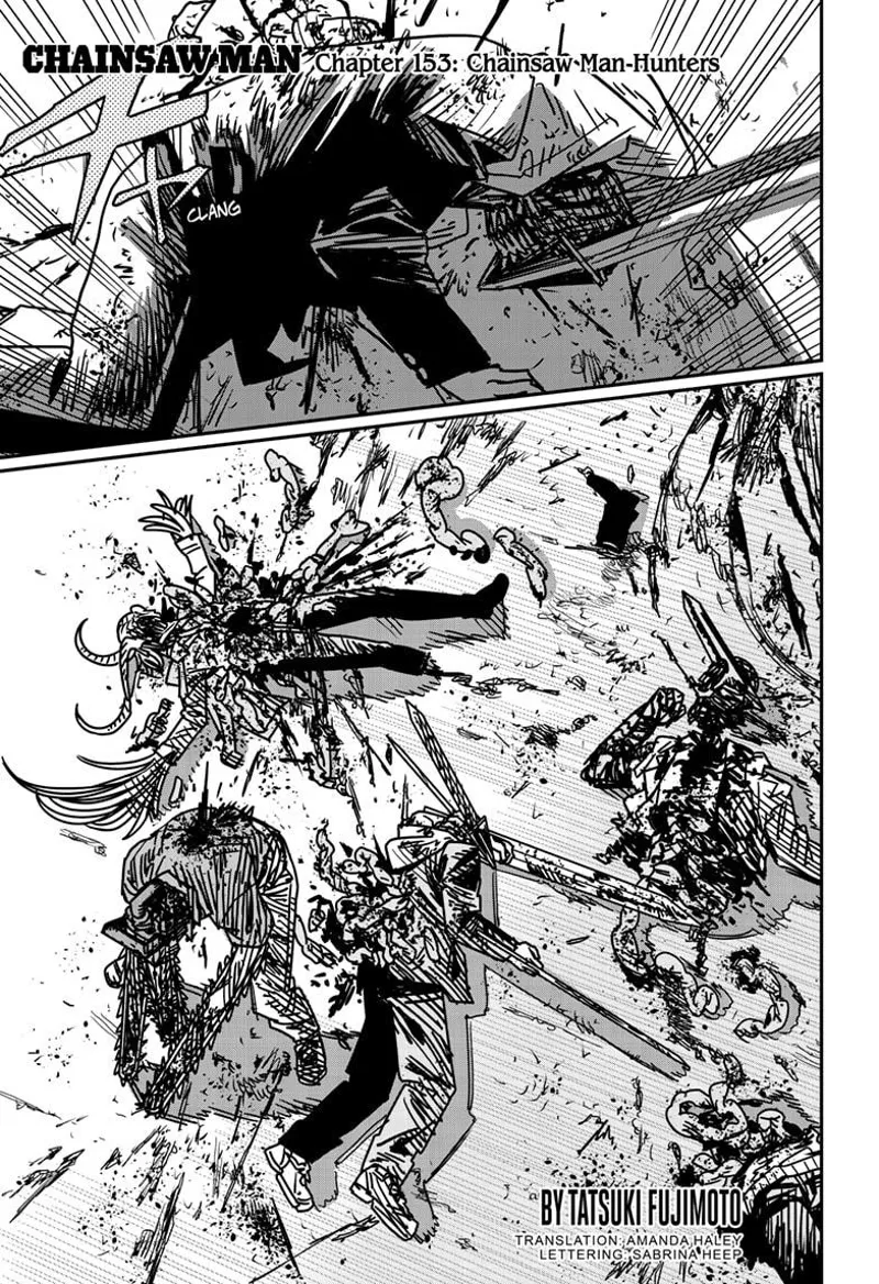 Chainsaw Man Chapter 153 page 1 - Chapter 153: Chainsaw Man Hunters