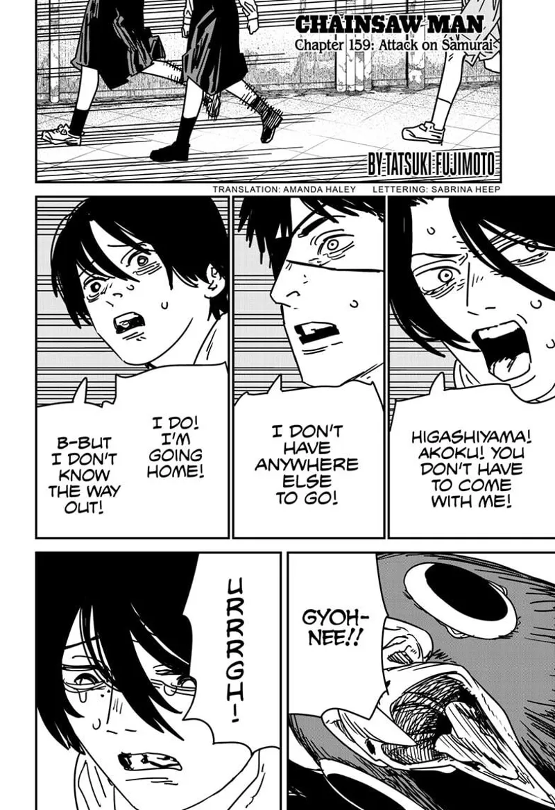 Chainsaw Man Chapter 159 page 1 - Chapter 159: Attack on Samurai