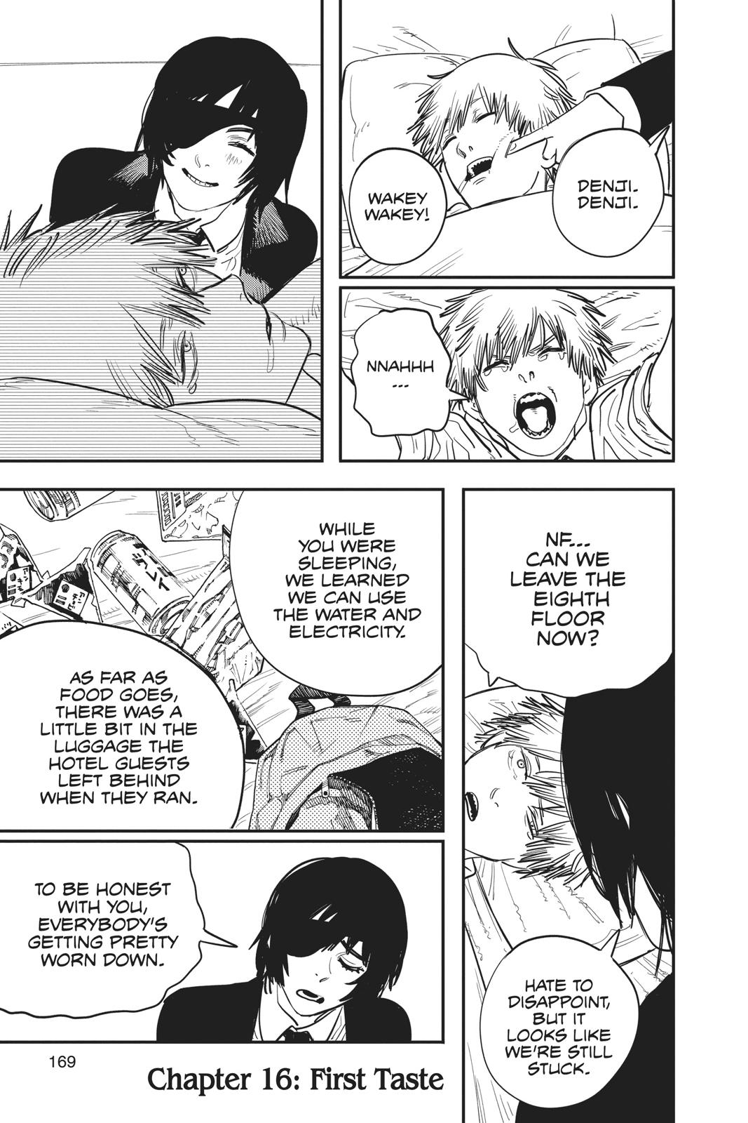 Chainsaw Man Chapter 16 page 1 - Chapter 16: The First Taste