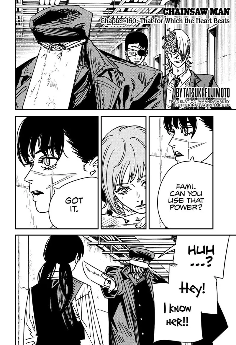 Chainsaw Man Chapter 160 page 1 - Chapter 160: That For Which The Heart Beats
