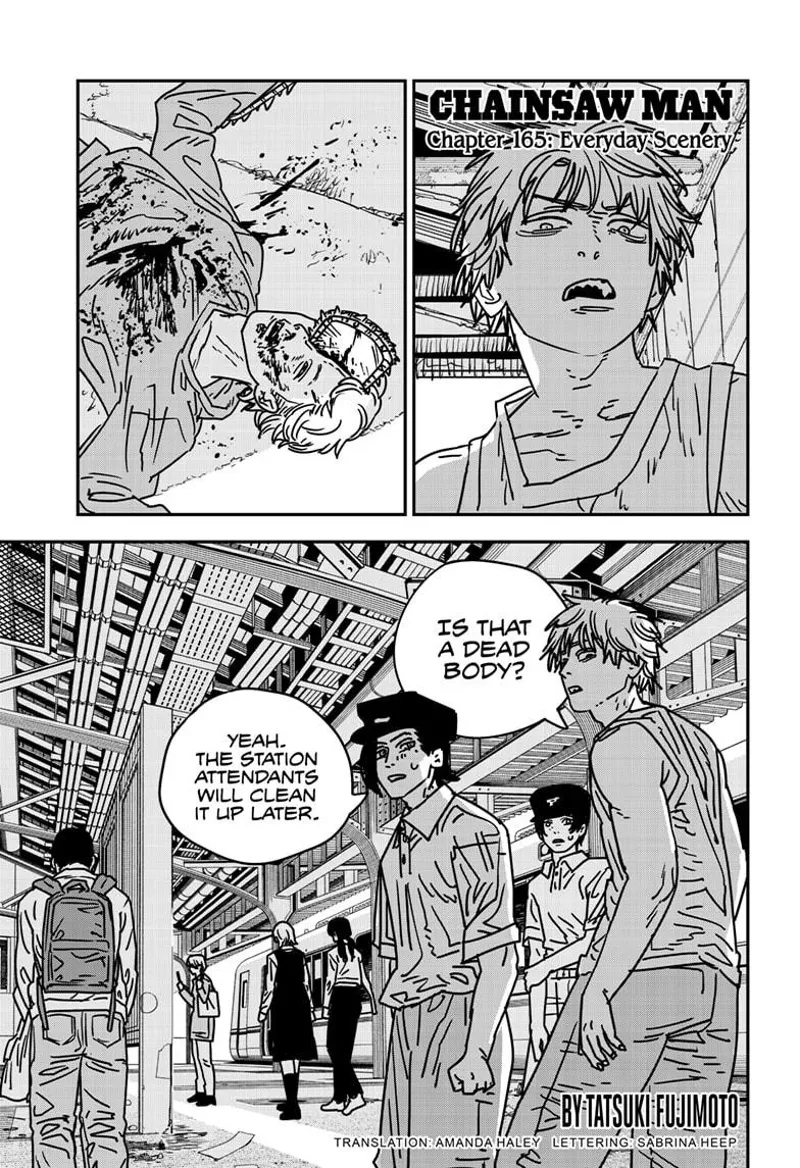 Chainsaw Man Chapter 165 page 1 - Chapter 165: Everyday Scenery