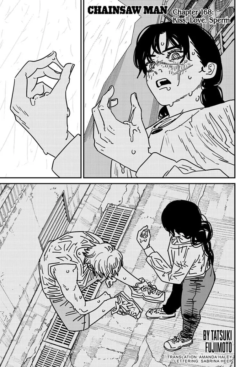 Chainsaw Man Chapter 168 page 1 - Chapter 168: Kiss, Love, Sperm