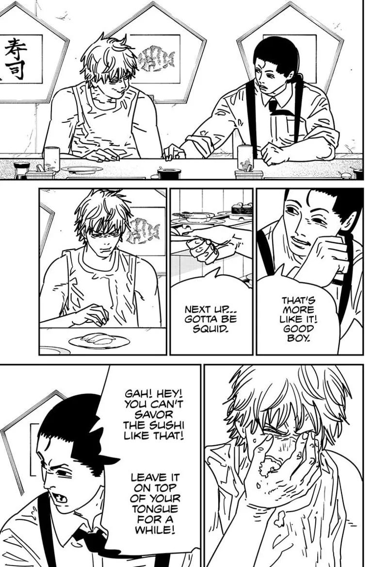 Chainsaw Man Chapter 170 page 3 - Chapter 170: How to Eat Sushi