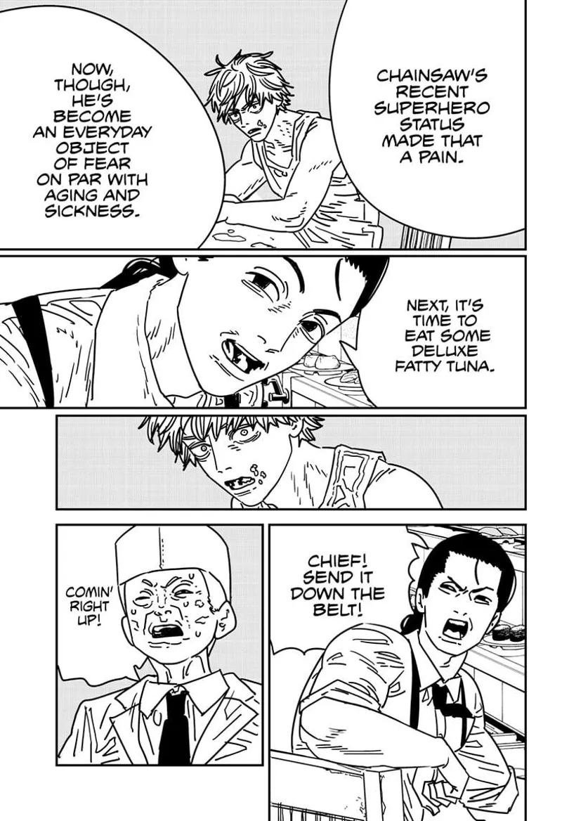 Chainsaw Man Chapter 170 page 9 - Chapter 170: How to Eat Sushi