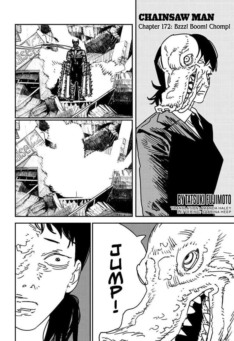 Chainsaw Man Chapter 172 page 1 - Chapter 172: Bzzz! Boom! Chomp!