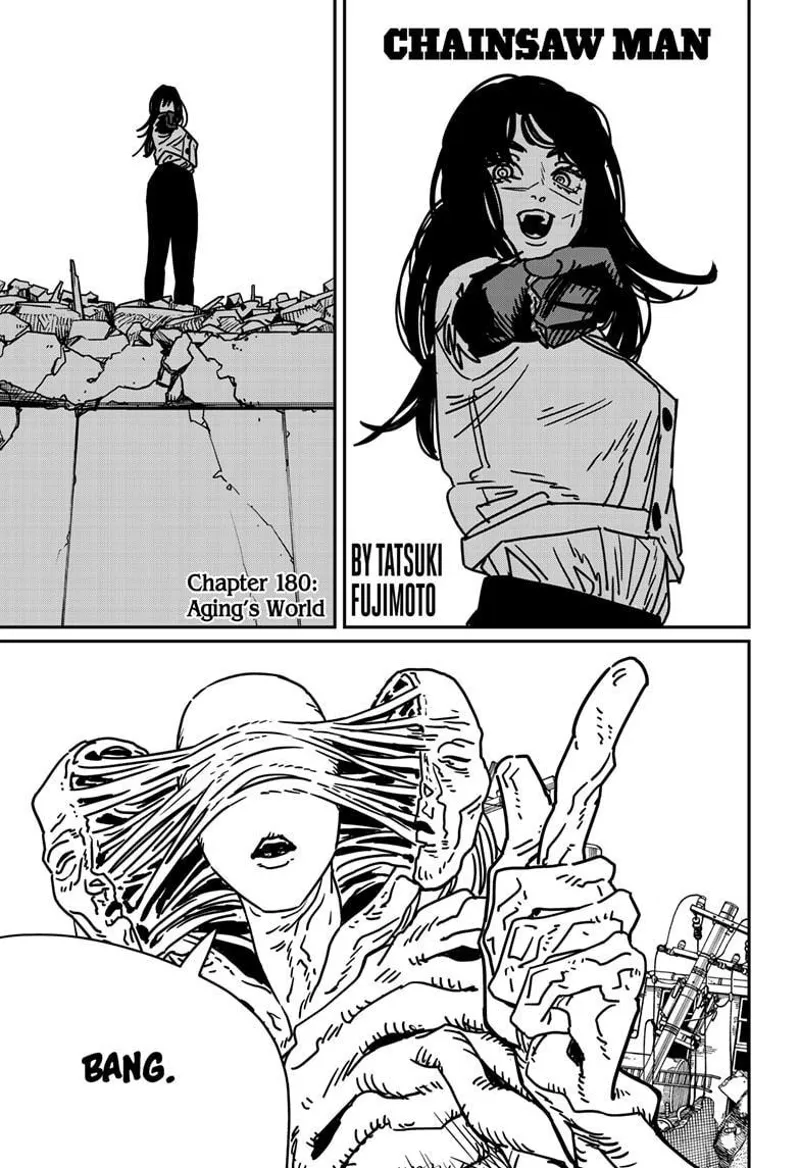 Chainsaw Man Chapter 180 page 1 - Chapter 180: Aging's World