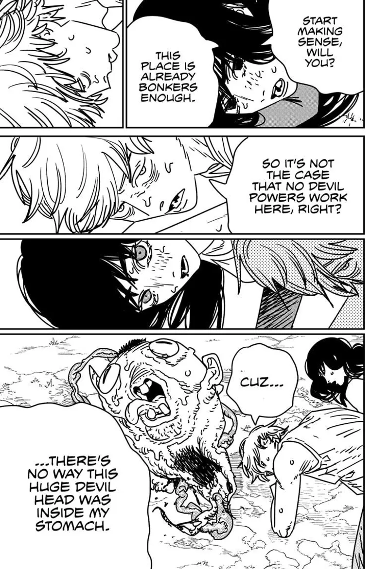 Chainsaw Man Chapter 183 page 13 - Chapter 183: Barf, Head, Perv