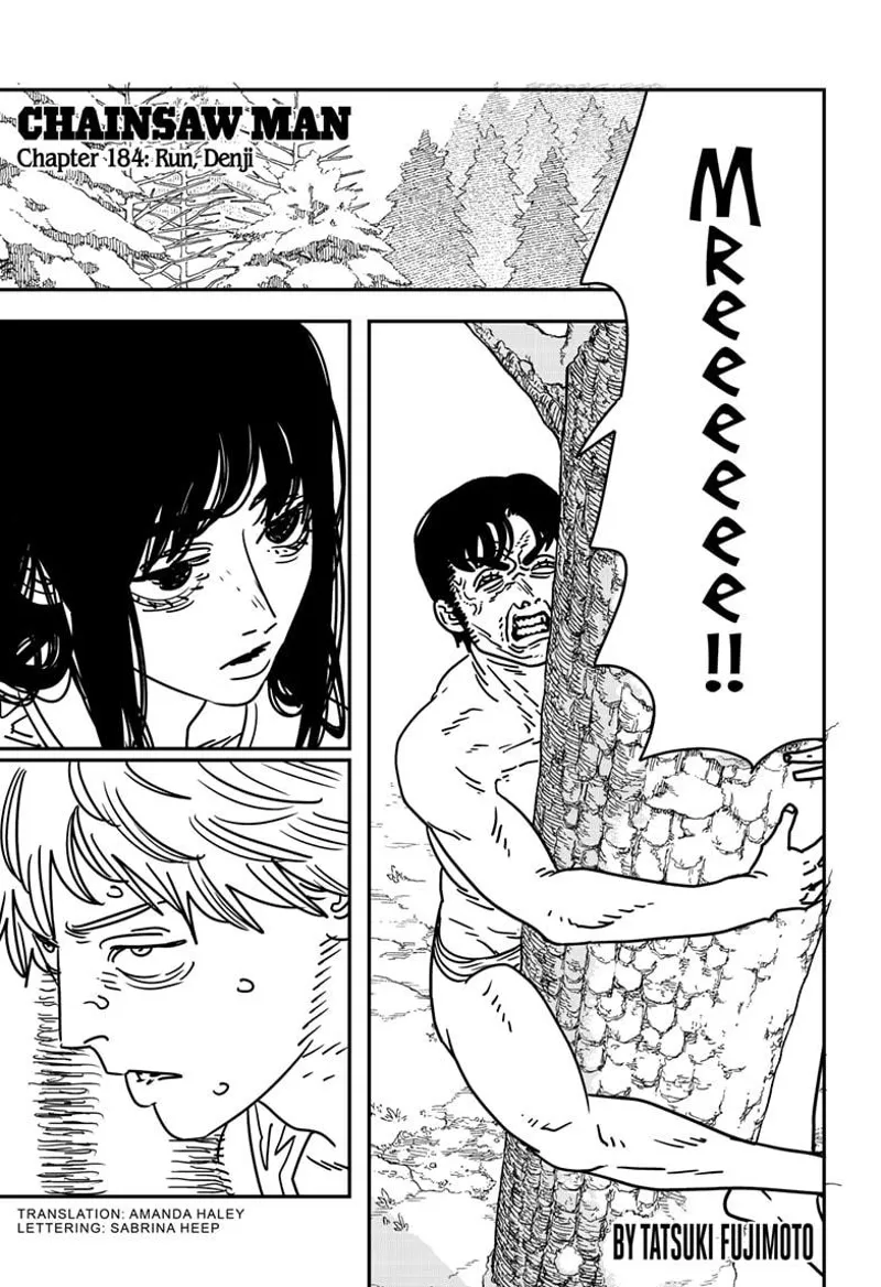 Chainsaw Man Chapter 184 page 1 - Chapter 184: Run, Denji!
