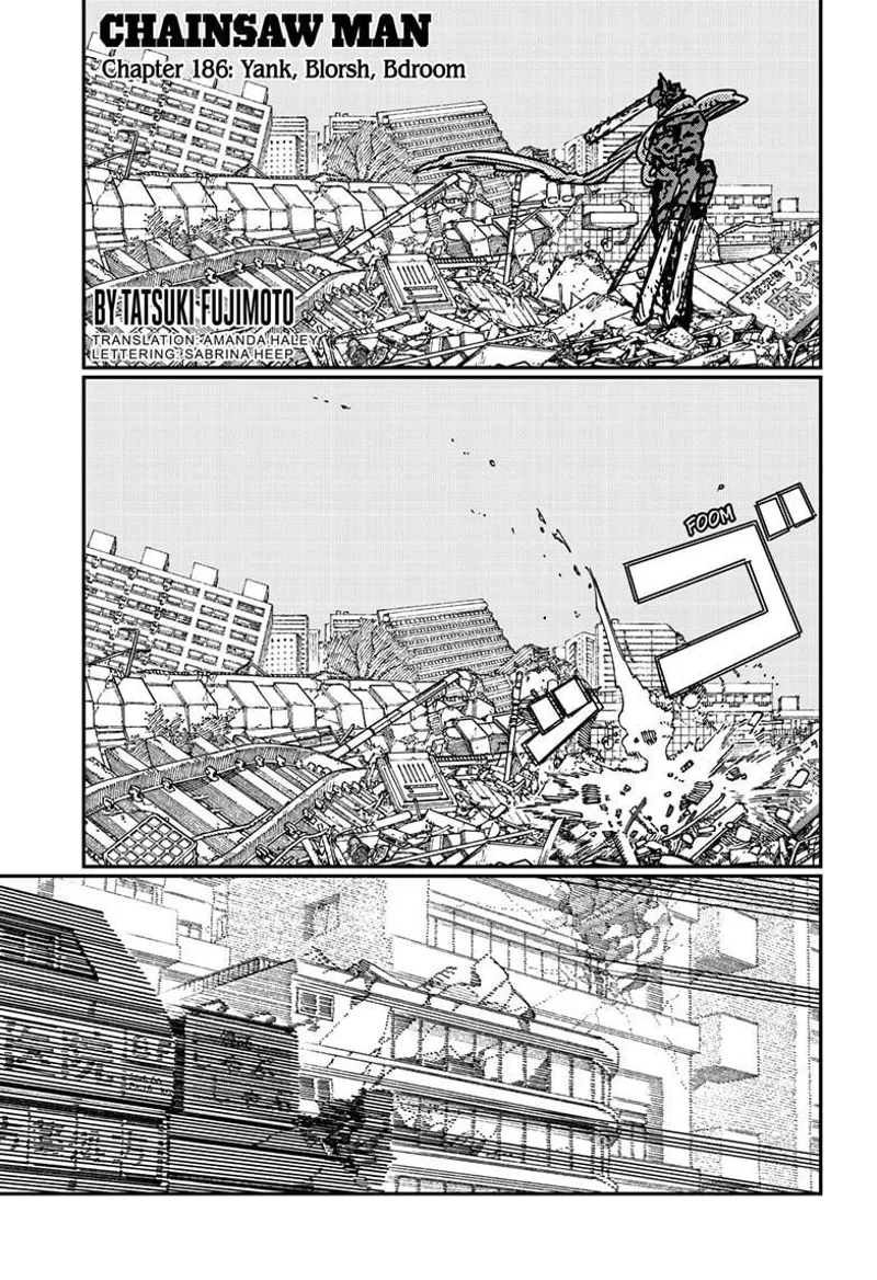 Chainsaw Man Chapter 186 page 1 - Chapter 186: Yank, Blorsh, Bdroom