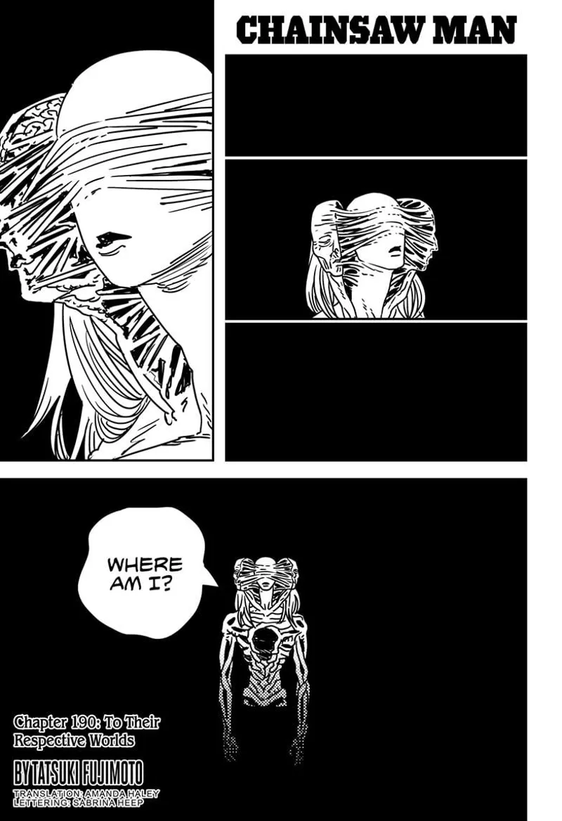 Chainsaw Man Chapter 190 page 1 - Chapter 190: To Their Respective Worlds