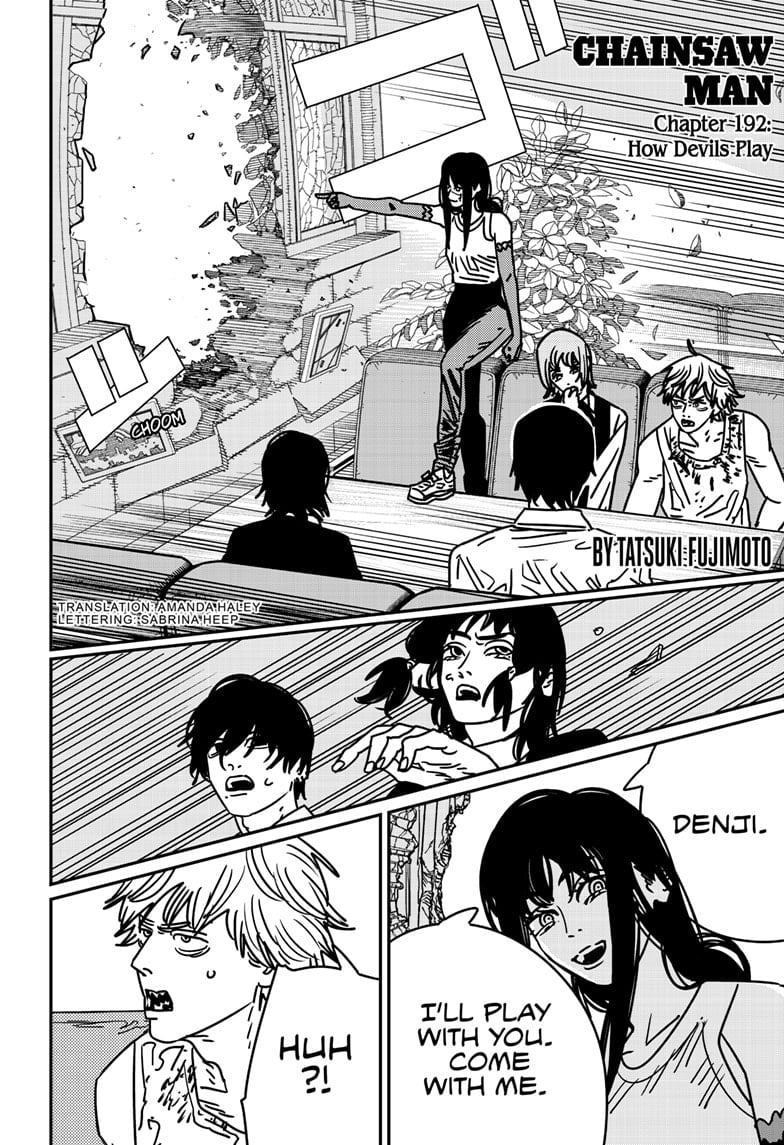 Chainsaw Man Chapter 192 page 1 - Chapter 192: How Devils Play